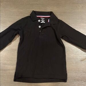 Classic Black Kids Polo Shirt